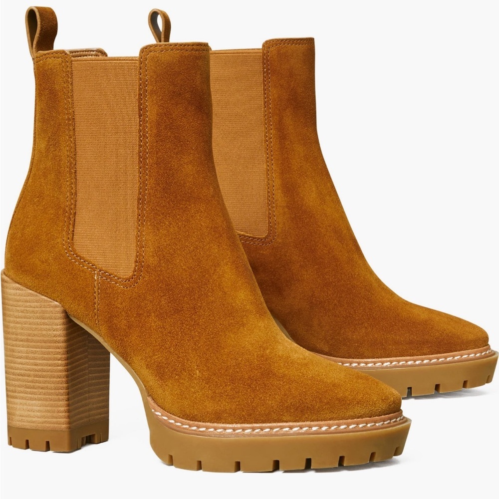 Tory Burch Lug Sole Chelsea Boot, NEW - Picture 3 of 17